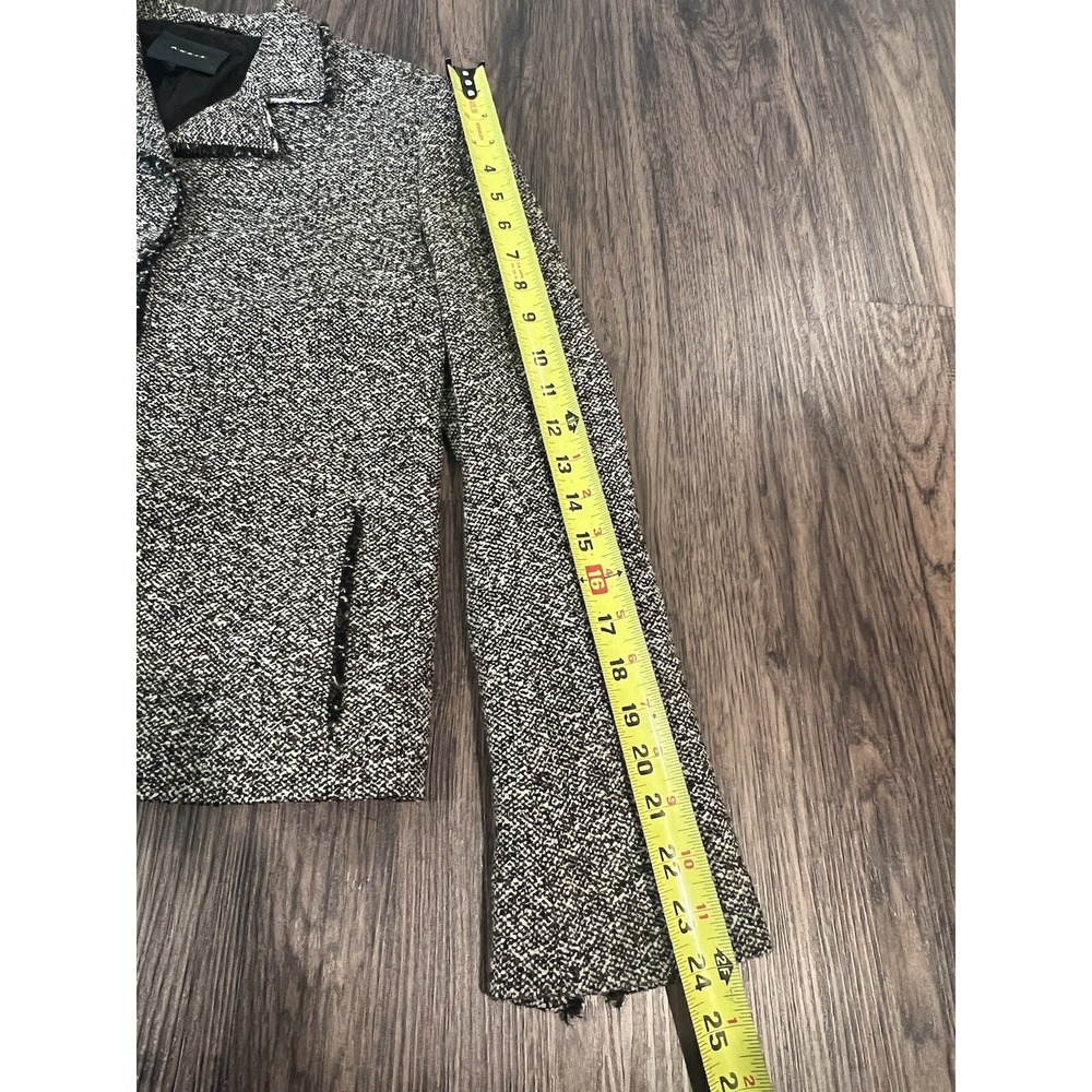 Akris ladies brown wool Silk tweed jacket Size 8 - Picture 7 of 14